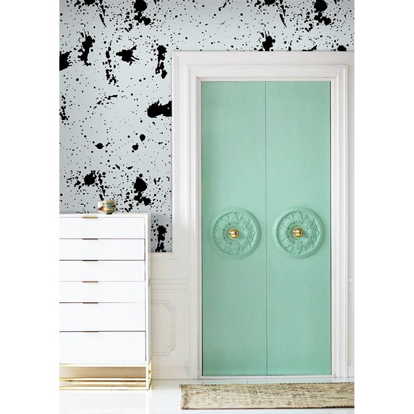 Fotobehang Zwarte vlekken