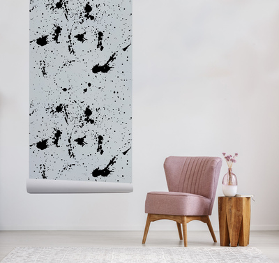 Fotobehang Zwarte vlekken