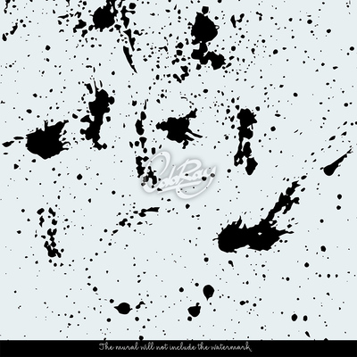 Fotobehang Zwarte vlekken