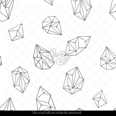 Fotobehang Bergkristallen