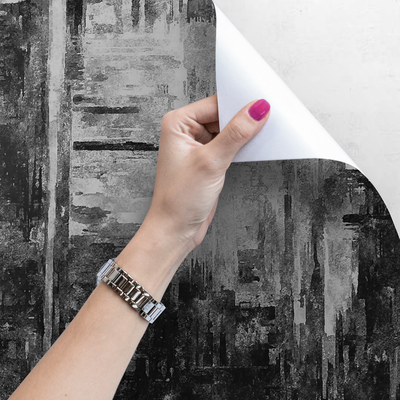 Fotobehang Zwart-wit abstractie