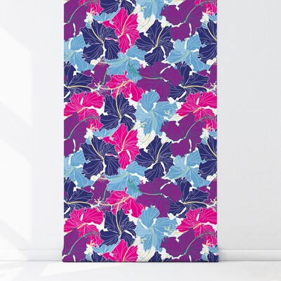 Fotobehang Abstracte Hibiscus