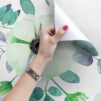 Fotobehang In het land van bloeiende appelbomen