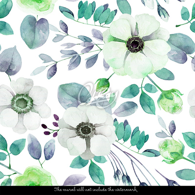 Fotobehang In het land van bloeiende appelbomen