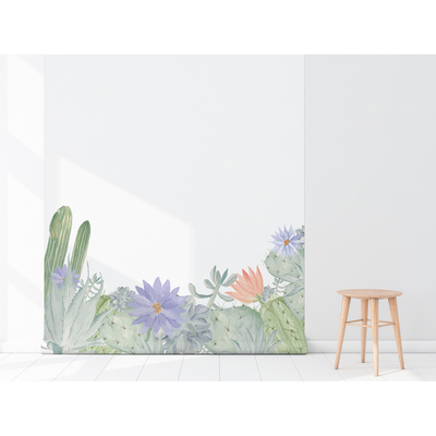 Fotobehang Bloeiende vetplanten van Mexico