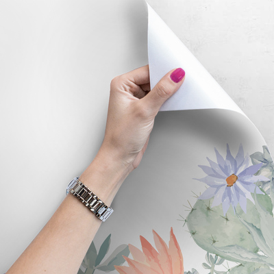 Fotobehang Bloeiende vetplanten van Mexico