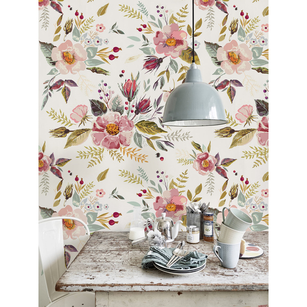 Fotobehang Magisch Bloemeneiland