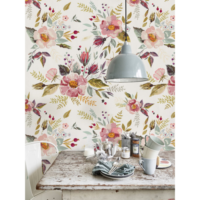 Fotobehang Magisch Bloemeneiland