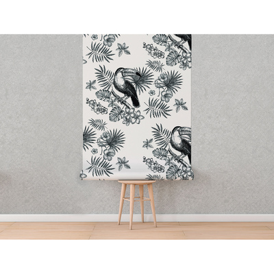 Fotobehang Toekan in de tropen