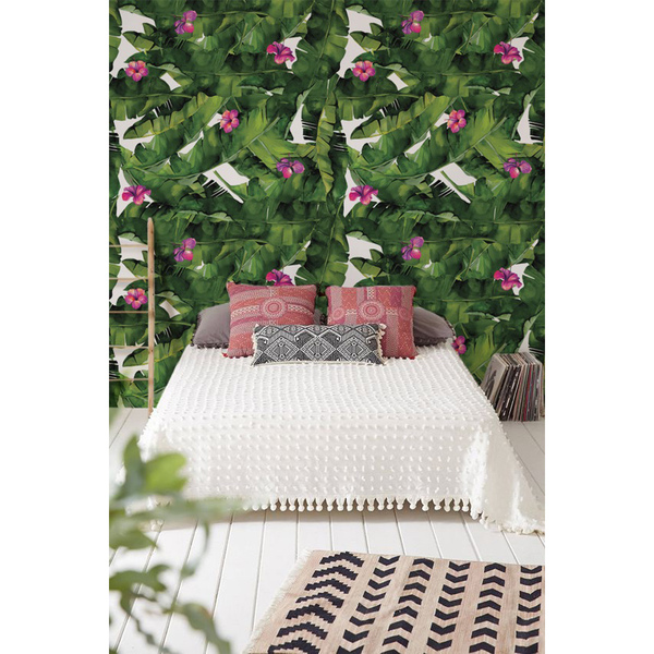 Fotobehang Op het spoor van de Chinese roos