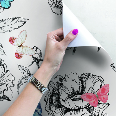 Fotobehang Het land van kleurrijke vlinders