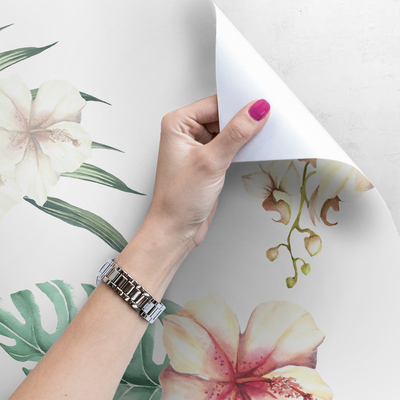 Fotobehang Tropische boeketten