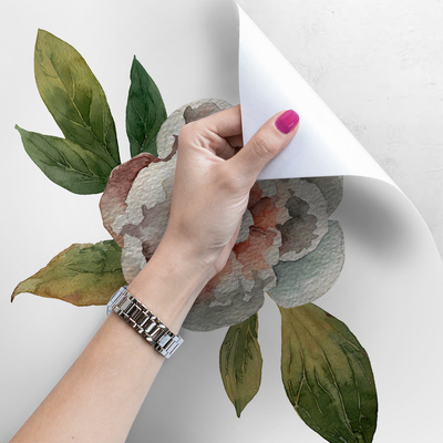 Fotobehang Klassieke romantische pioenrozen