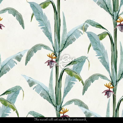 Fotobehang Tropische struiken