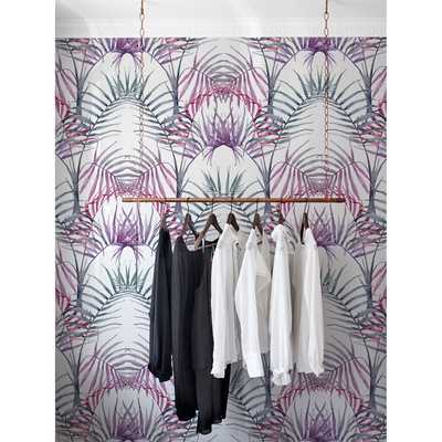 Fotobehang In het kleurrijke palmenhuis