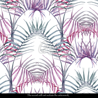 Fotobehang In het kleurrijke palmenhuis