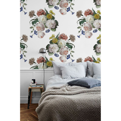 Fotobehang Bloemen in onze slaapkamer