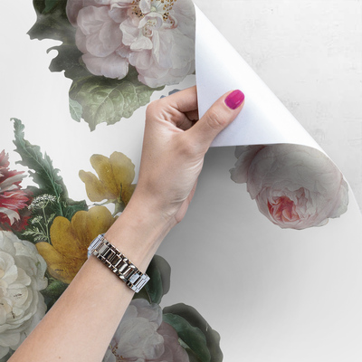 Fotobehang Bloemen in onze slaapkamer