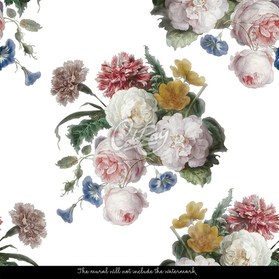 Fotobehang Bloemen in onze slaapkamer