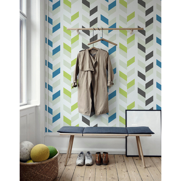 Fotobehang Visgraatpatroon