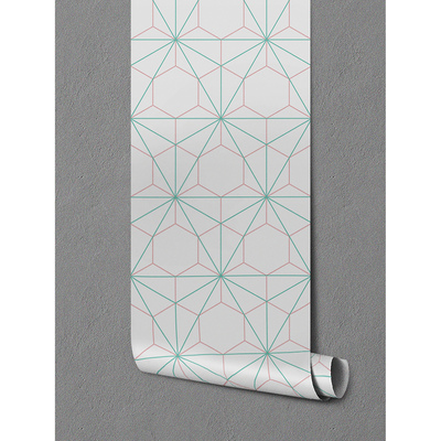 Fotobehang Driehoeken en zeshoeken