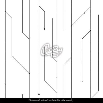 Fotobehang In een futuristische stijl