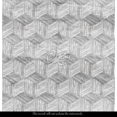 Fotobehang Geometrische kubussen