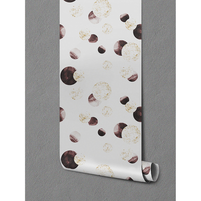 Fotobehang Gouden en bruine wielen