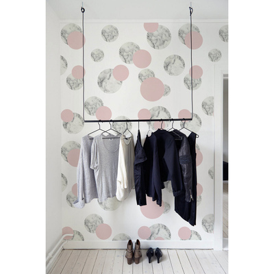 Fotobehang Roze marmer