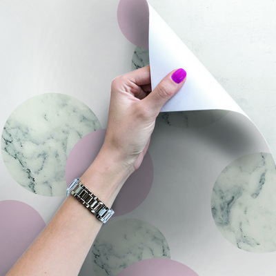 Fotobehang Roze marmer