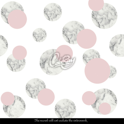 Fotobehang Roze marmer