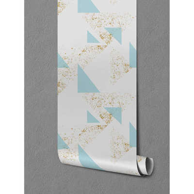 Fotobehang Geometrische driehoeken op-art