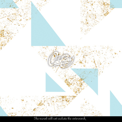 Fotobehang Geometrische driehoeken op-art