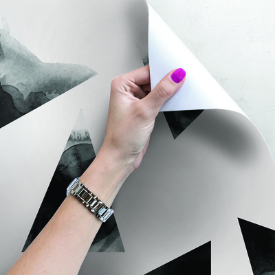 Fotobehang Modieuze driehoeken