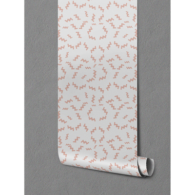 Fotobehang Zalm zigzag