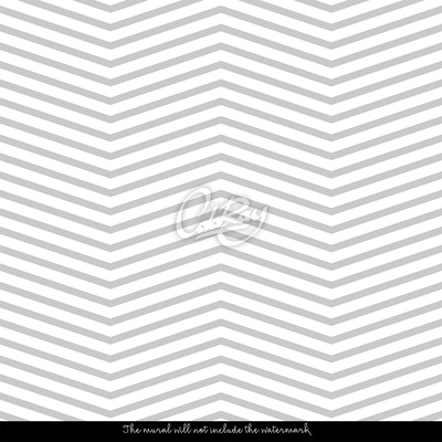 Fotobehang Visgraat op grijs