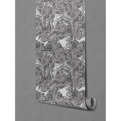 Fotobehang Grijze Monstera