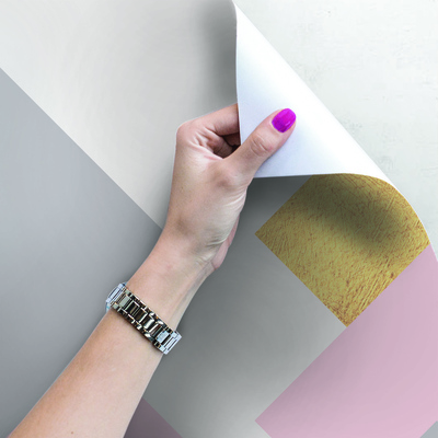 Fotobehang Geschopte vierkanten