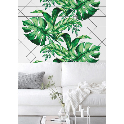 Fotobehang Groot Monstera-blad