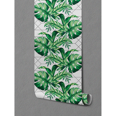 Fotobehang Groot Monstera-blad