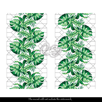 Fotobehang Groot Monstera-blad