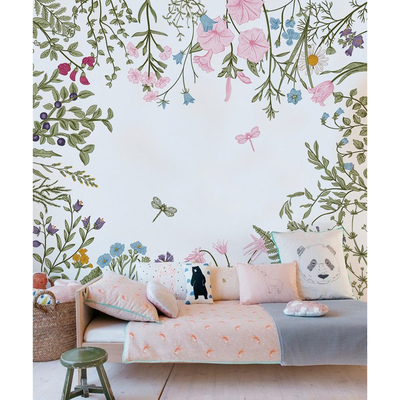 Fotobehang Wat zit er in het gras?