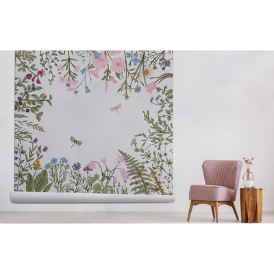 Fotobehang Wat zit er in het gras?