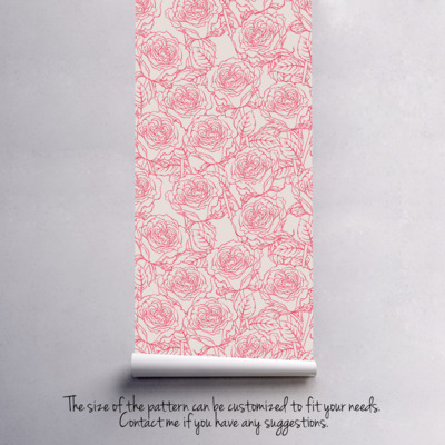 Fotobehang Rozenminimalisme