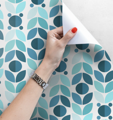 Fotobehang Blauwe amandelen