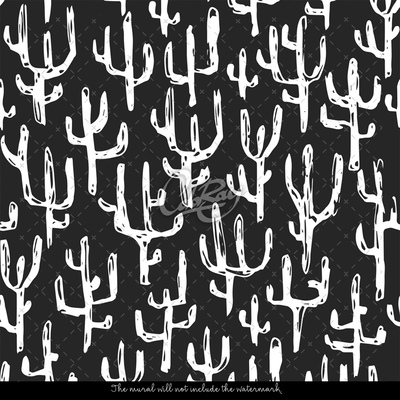 Fotobehang Woestijn houtsnede