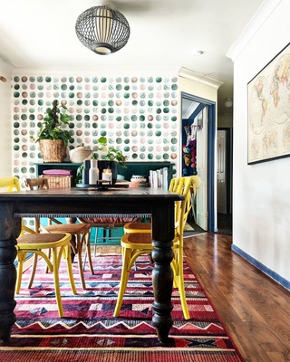 Fotobehang Groene Punt