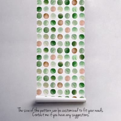 Fotobehang Groene Punt