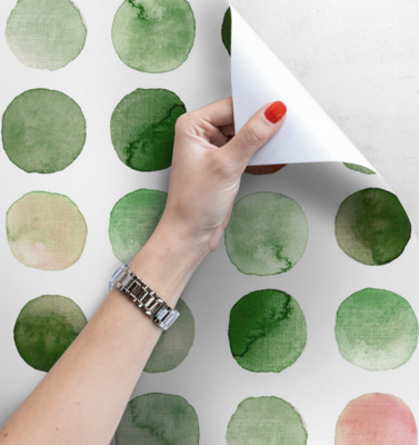 Fotobehang Groene Punt