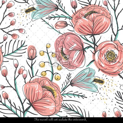 Fotobehang Anemoon Herfst